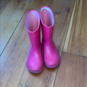Kids Pink Rain Boots